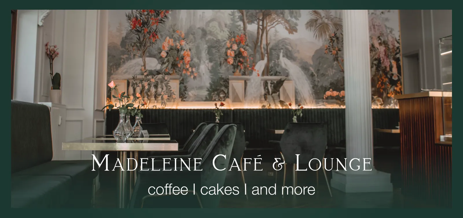Billboard Madeleine Café & Lounge: interiér kaviarne, coffee, cakes and more