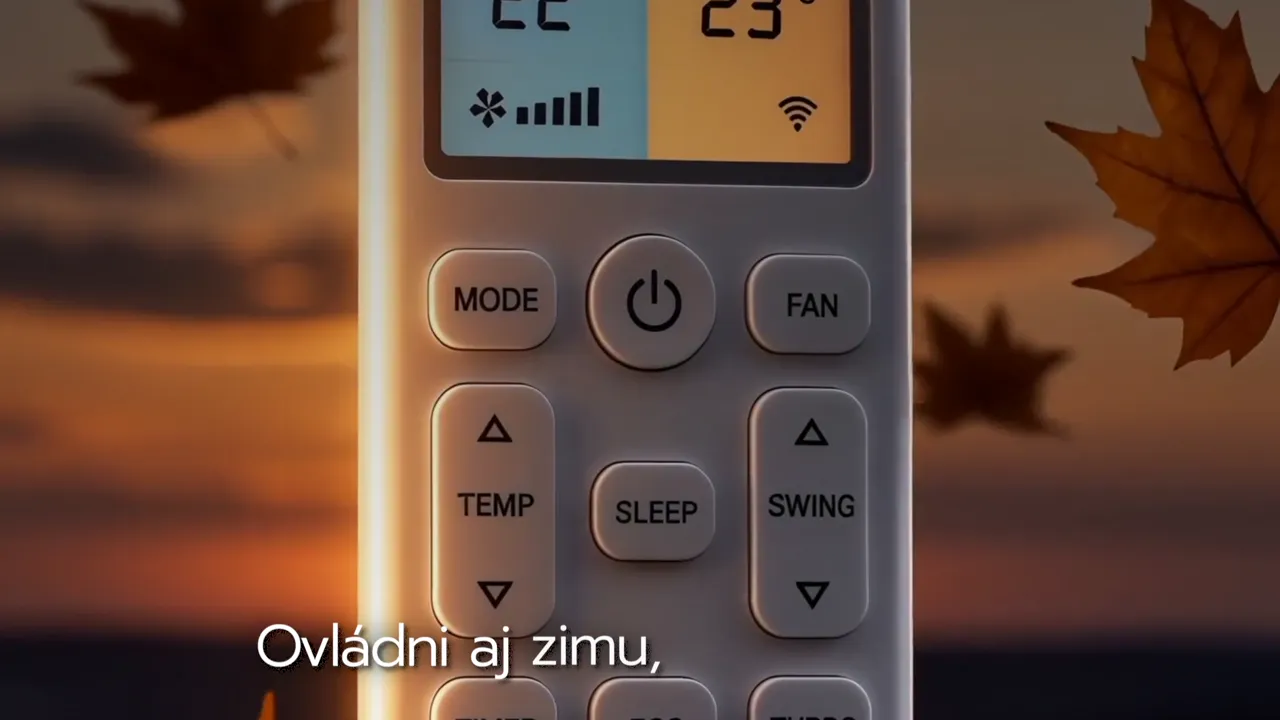 Ovládač klimatizácie pri západe slnka, kampaň Ovládni aj zimu