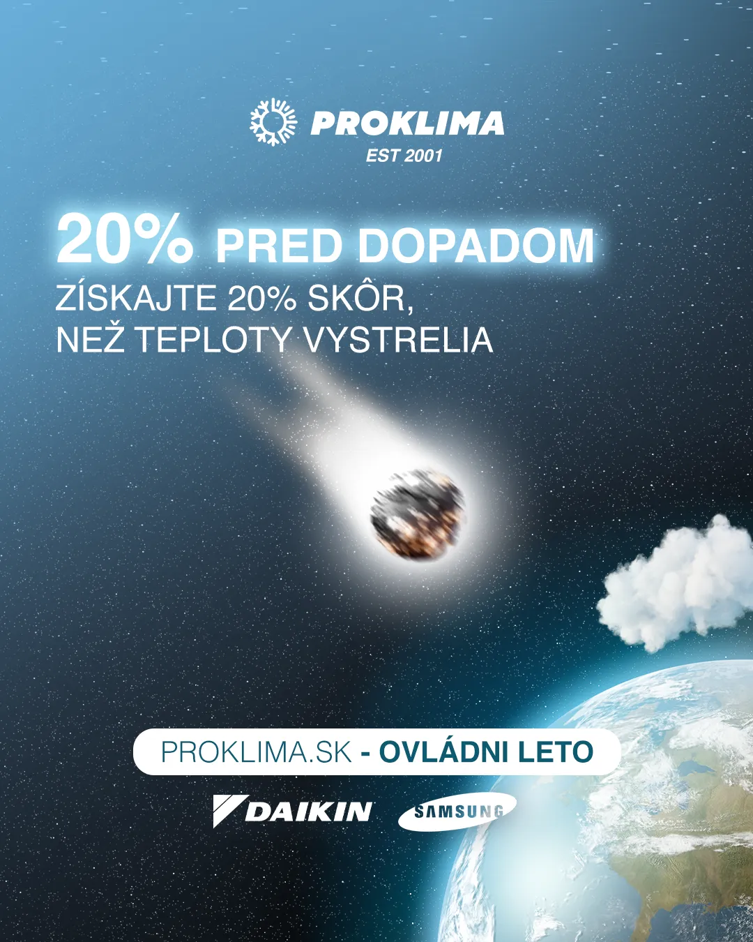 Príspevok Proklima: 20 % pred dopadom, zľava skôr, než teploty vystrelia