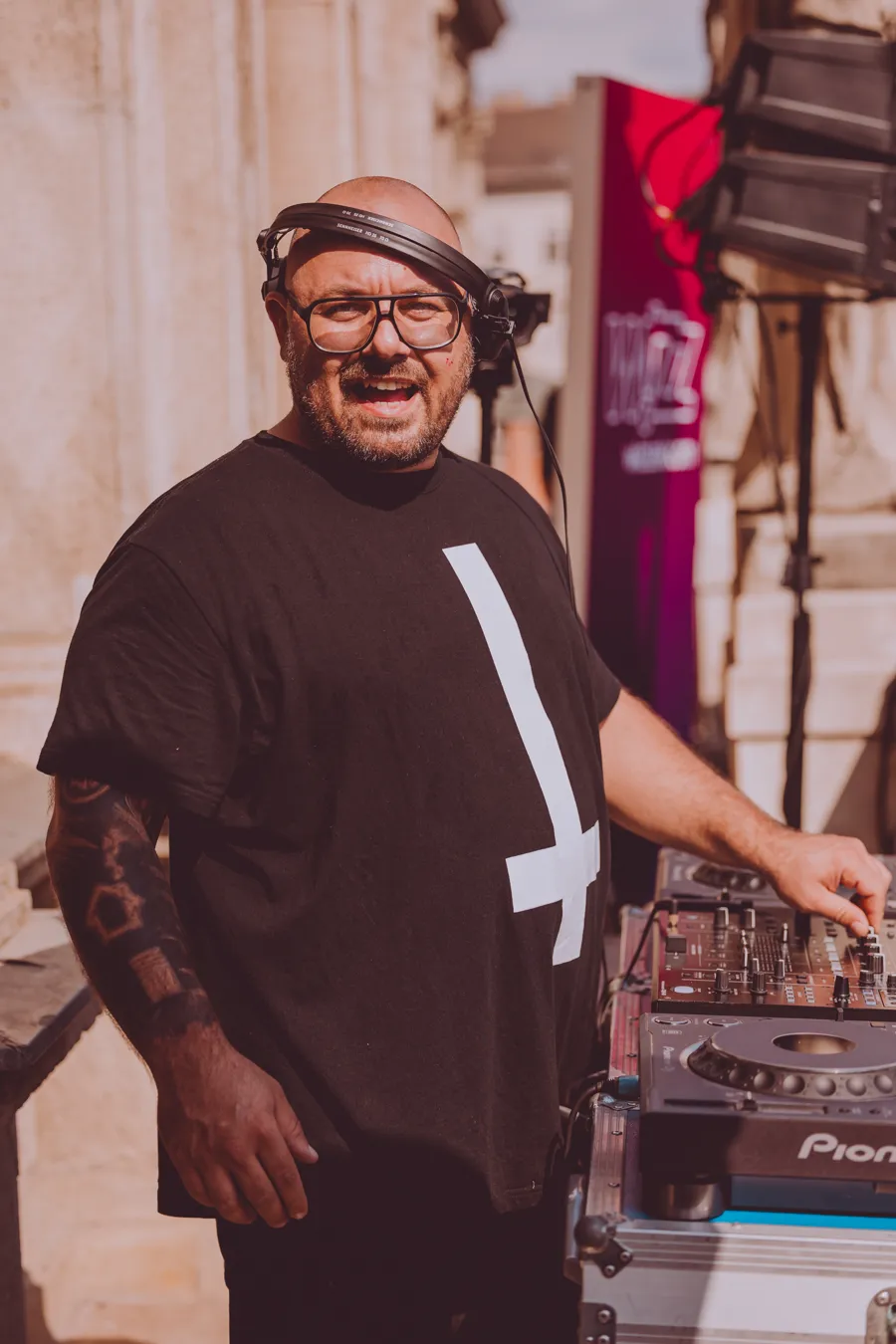 DJ na podujatí Wizz Air